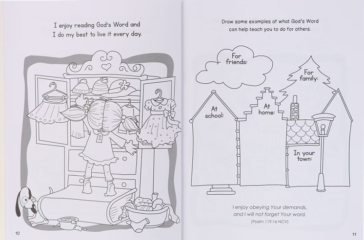 God's Word Is Great Colouring Activity Book