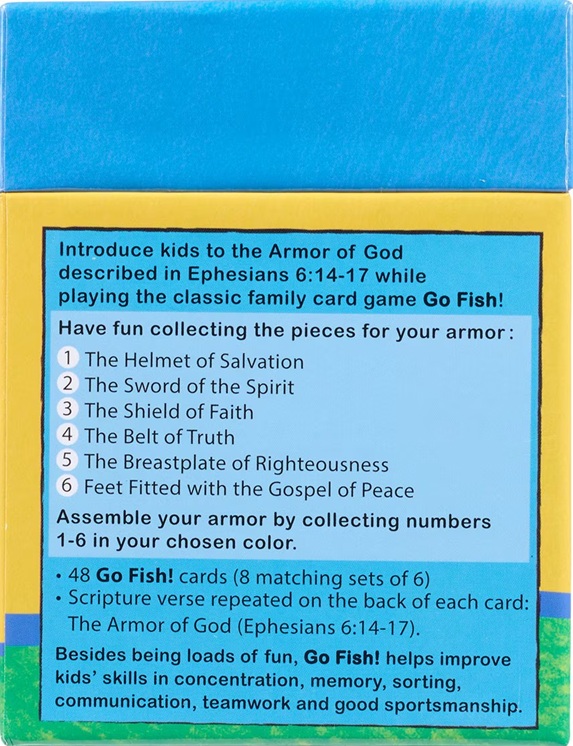 Go Fish The Armor Of God Game Boxed Card Set