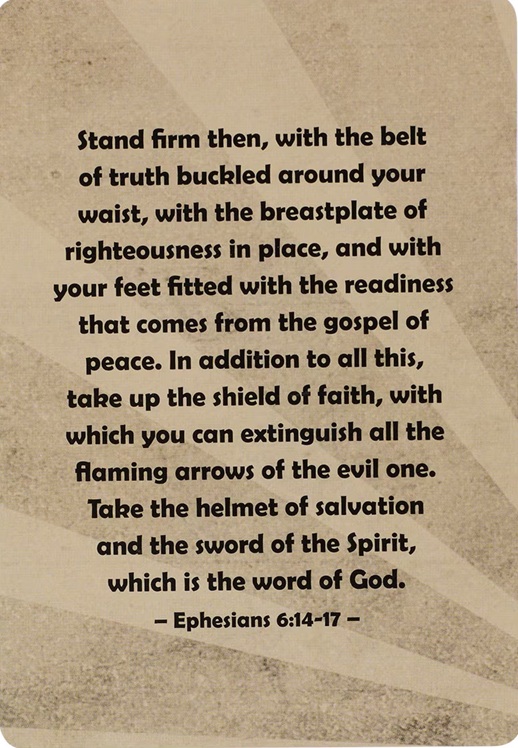 Go Fish The Armor Of God Game Boxed Card Set