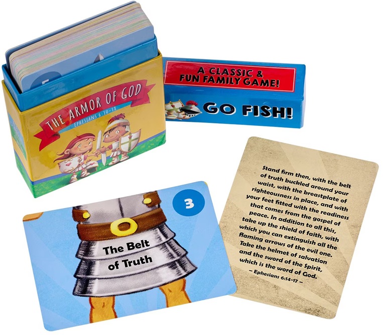 Go Fish The Armor Of God Game Boxed Card Set