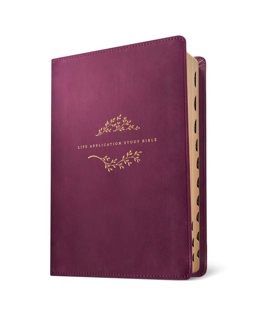 KJV Life Application Bible 3rd Ed Lge Pt Purple Index