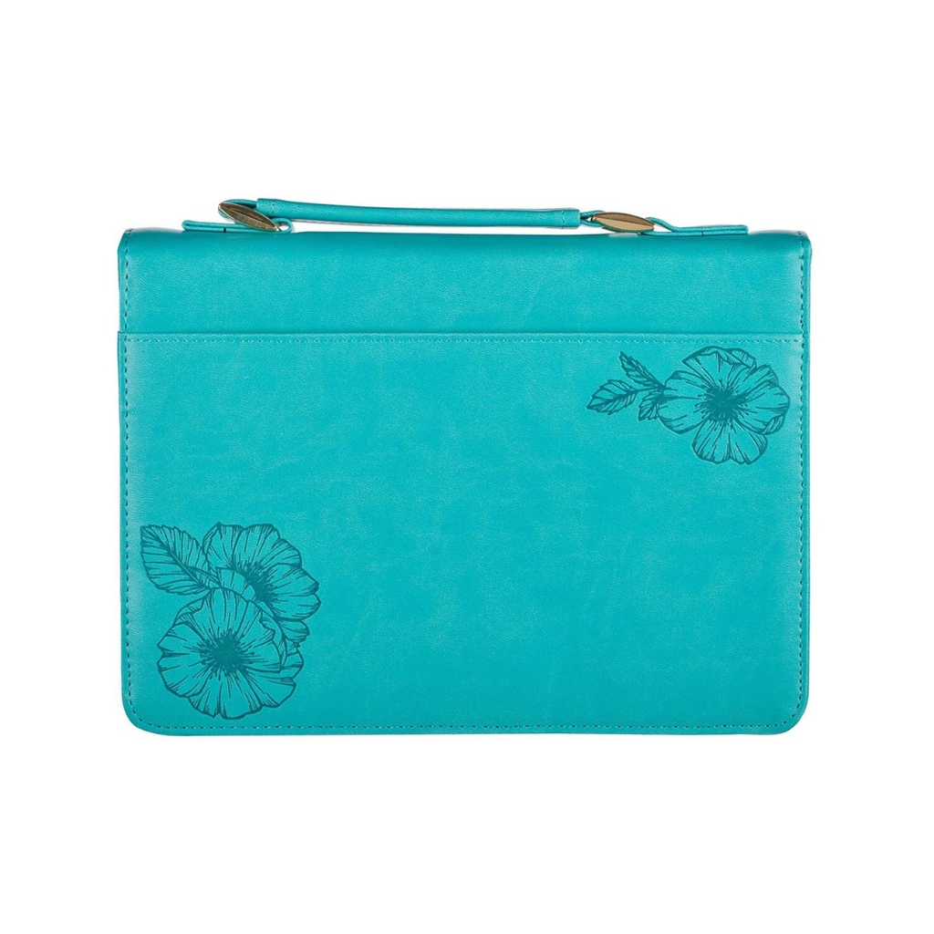 Bible Case Medium Strength & Dignity Teal