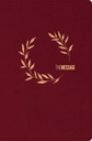 Message Deluxe Gift Bible Large Print Cranberry I/L