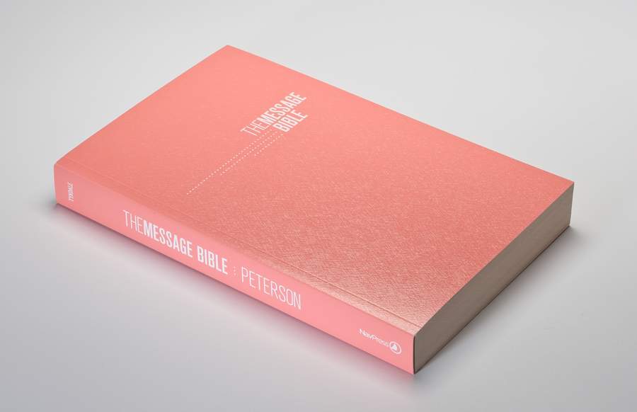 Message Gift and Award Bible Coral Imitation Leather