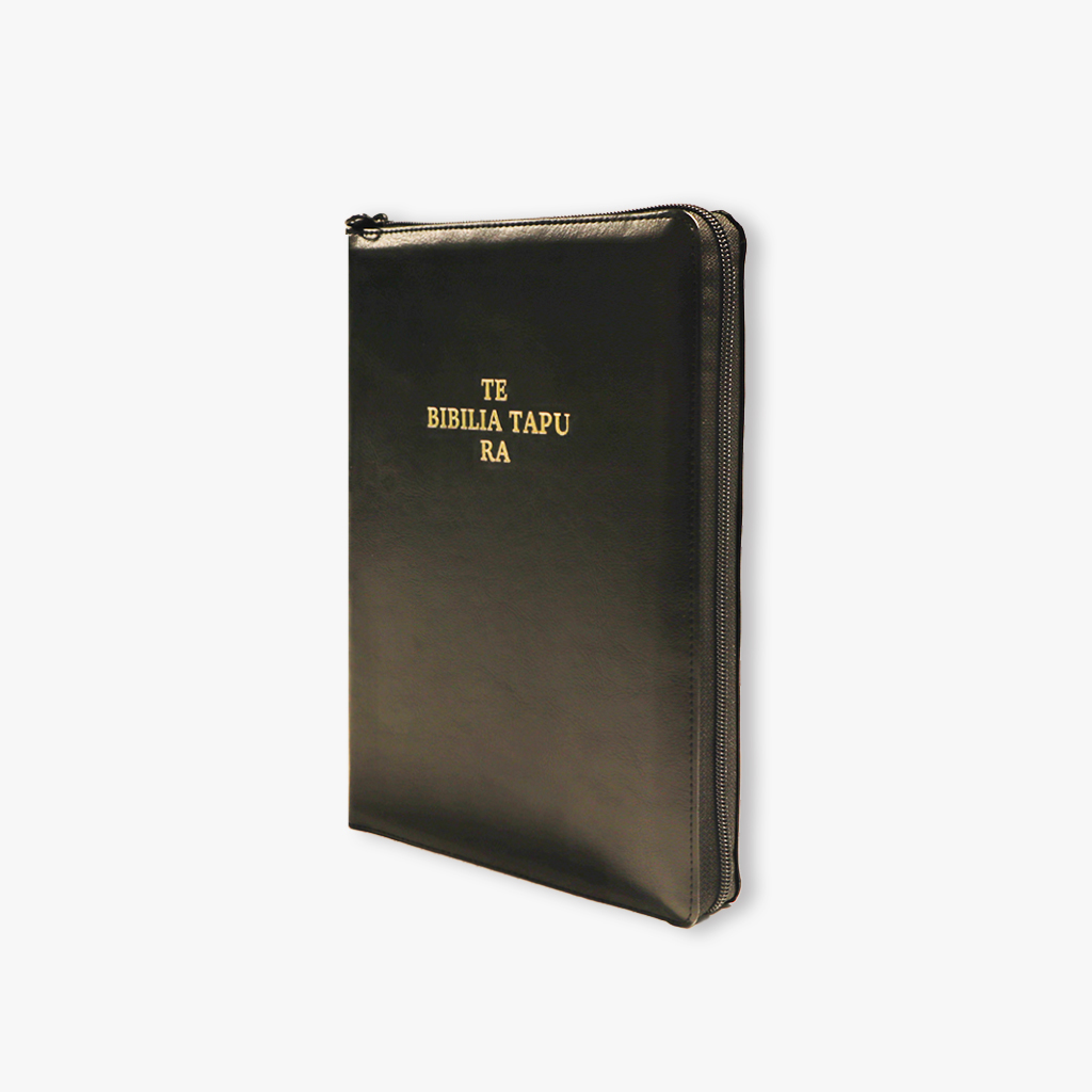 Cook Island Maori Bible Edited Black Imitation Leather Zipped (2025)