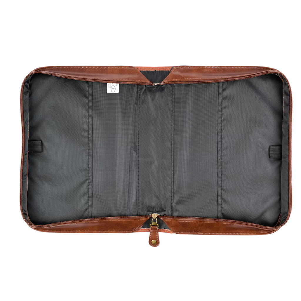 Bible Case Medium Stand Firm Brown Faux Leather