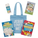 Jesus Loves Me Church Activity Kit For Kids Blue