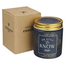 Candle Be Still Golden Rose Nordic Seaside Glass 