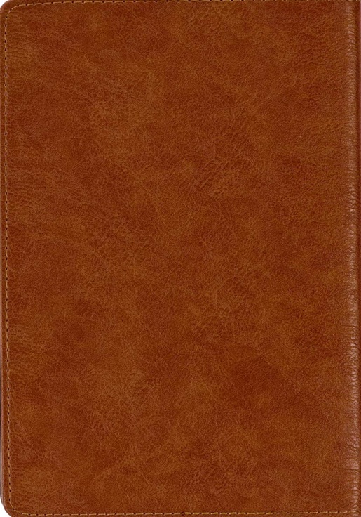 [JL669] Journal Classic Stand Firm Brown Faux Leather
