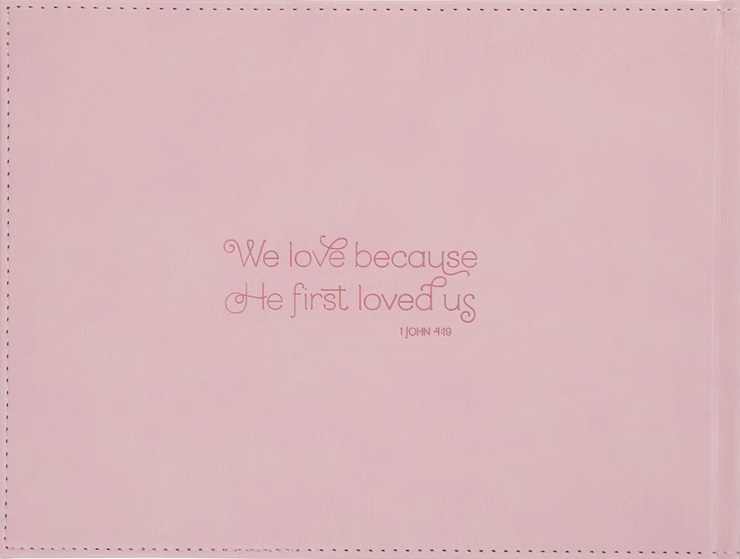 Guest Book Mr & Mrs Pink Floral Faux Leather