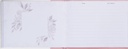 Guest Book Mr & Mrs Pink Floral Faux Leather