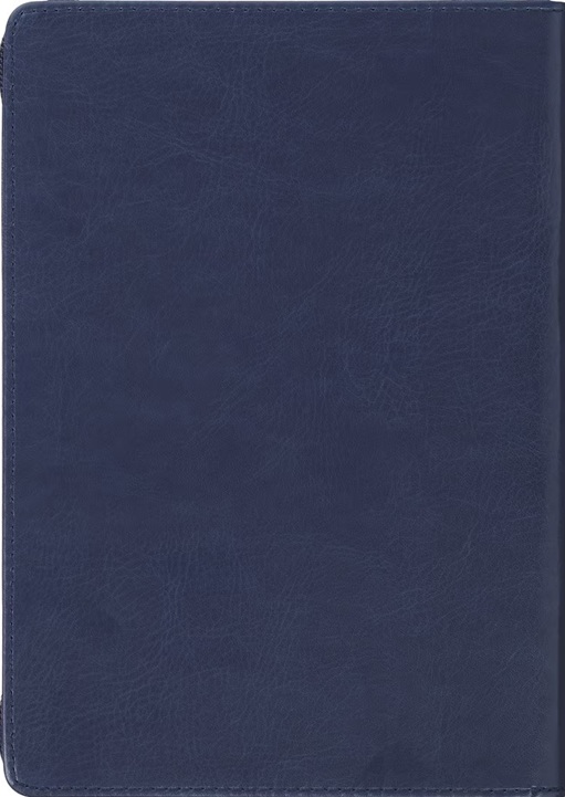 Journal Be Strong & Courageous Blue Zip (01/25)