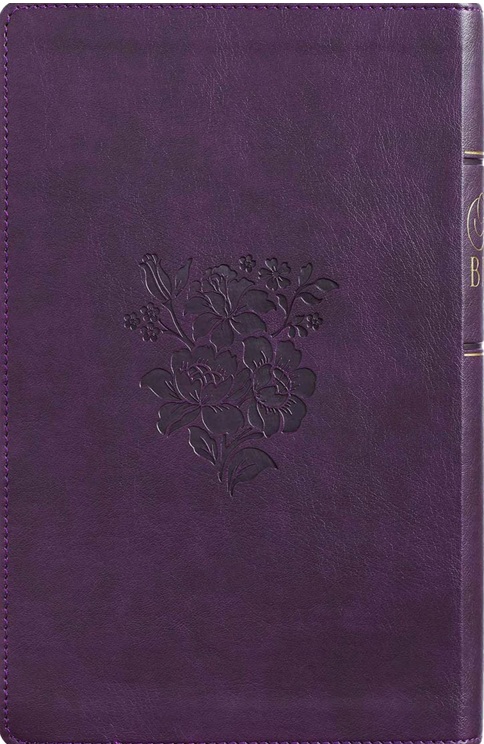 KJV Giant Print Purple Luxleather Indexed