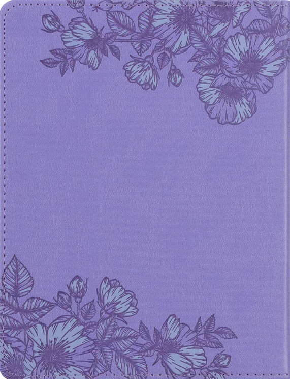 Strong & Courageous 366 Devotions Purple Flexcover