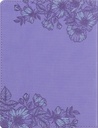 Strong & Courageous 366 Devotions Purple Flexcover
