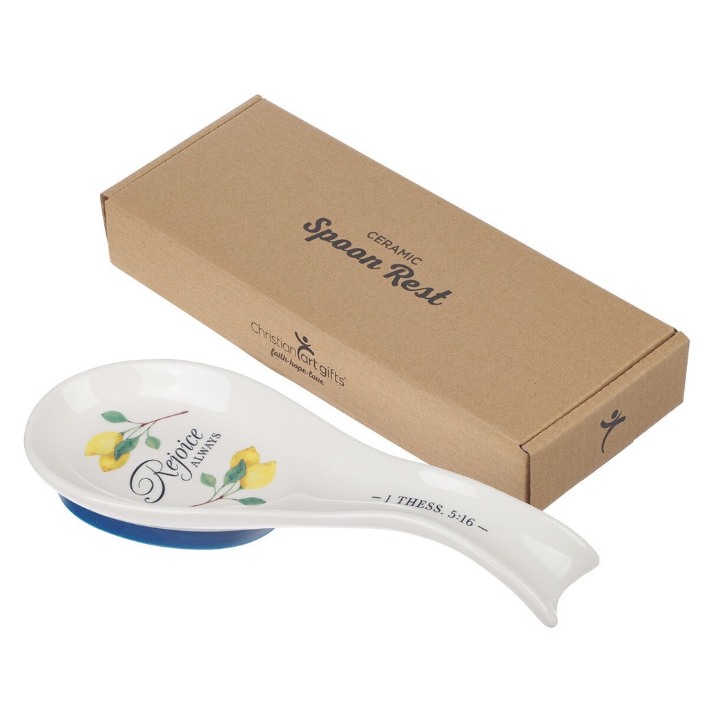 Spoon Rest Rejoice Always Lemons