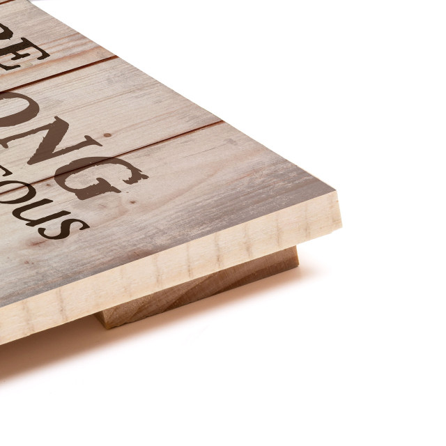 Plaque Pallet Be Strong & Courageous