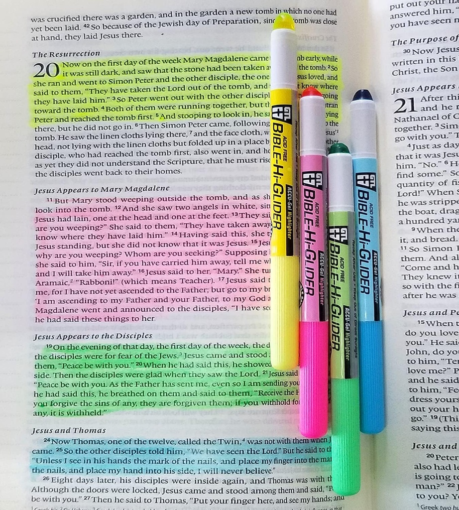 Accu-gel Hi-glider Inductive Bible Study Kit
