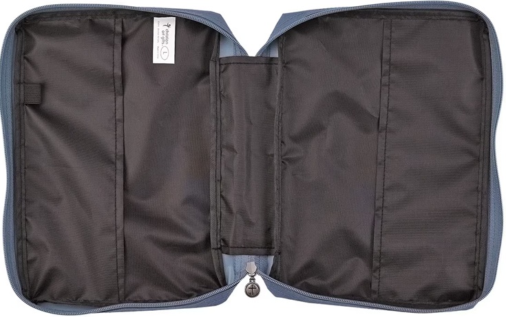 Bible Case Canvas Footprints Med