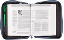 Bible Case Canvas Footprints Med