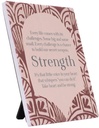 Verse Plaque Strength Amber Garden