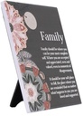 Verse Plaque Family Amber Garden
