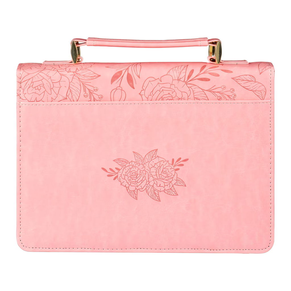 Bible Case Medium Strength & Dignity Pink Rose