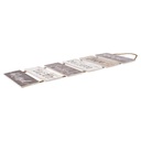Hanging Sign Grateful Love Believe Stacked Wood