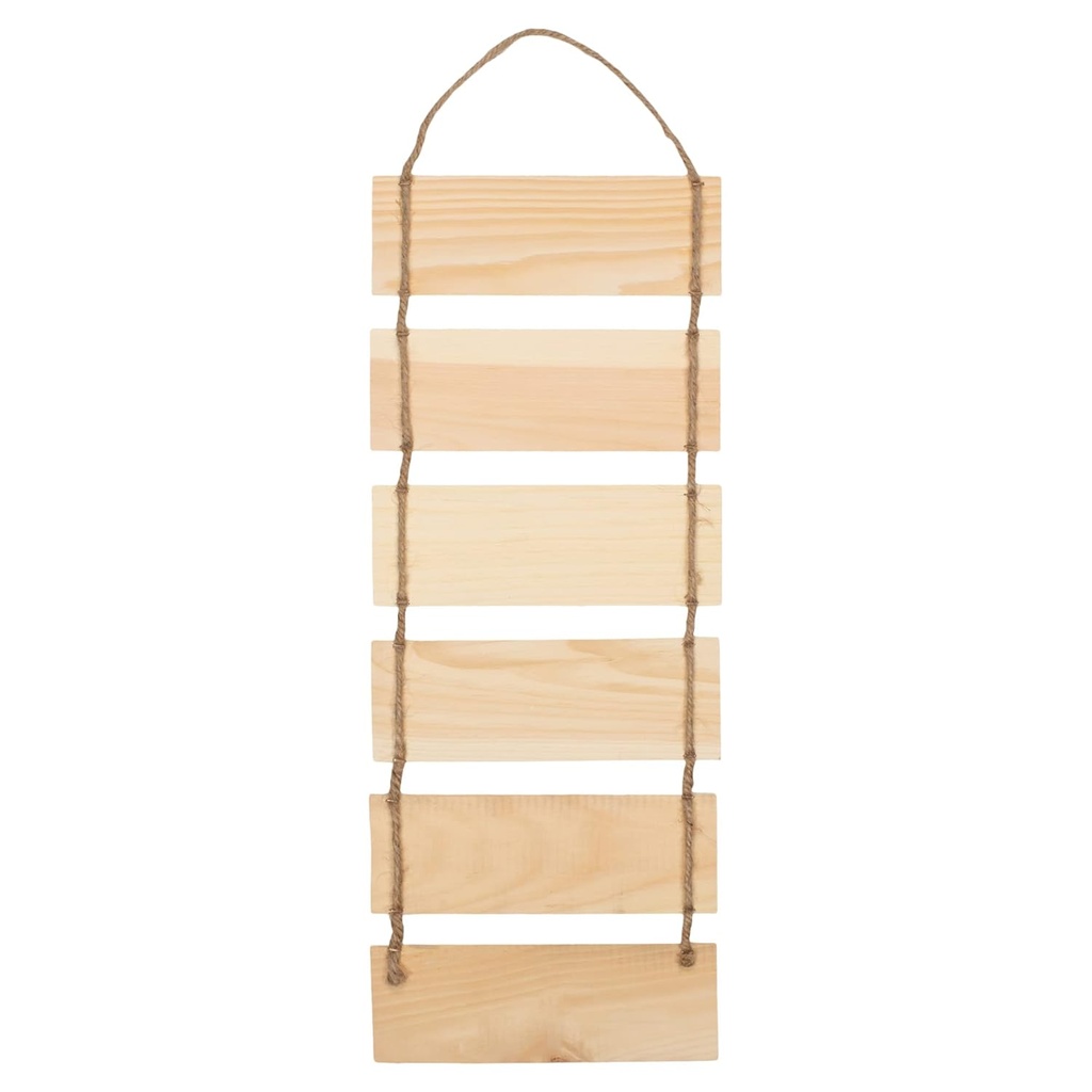 Hanging Sign Grateful Love Believe Stacked Wood