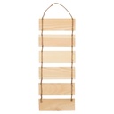 Hanging Sign Grateful Love Believe Stacked Wood