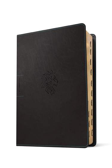 NLT Courage For Life For Men Filament Black Indexed