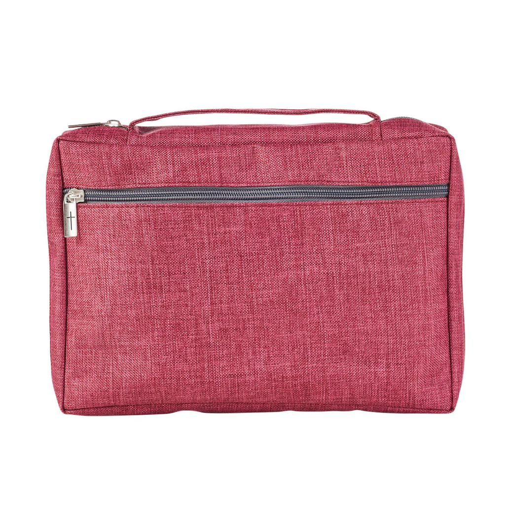 Bible Case Polycanvas Value - Burgundy Small