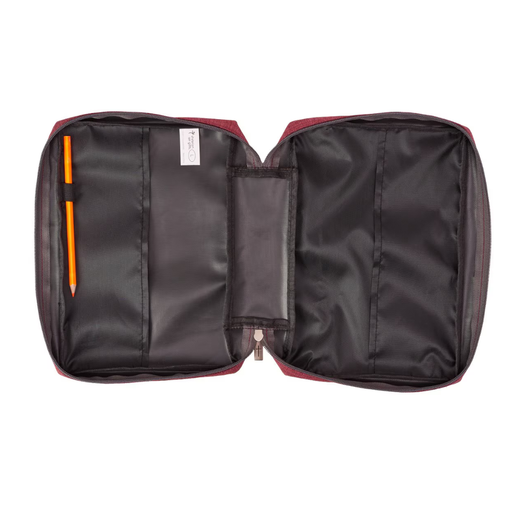 Bible Case Polycanvas Value - Burgundy Small