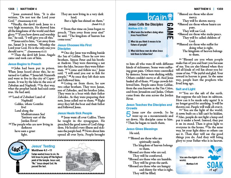 NIrV Study Bible For Kids H/C