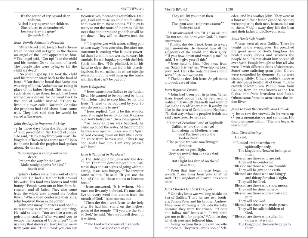 NIrV Outreach Bible Blue Paperback