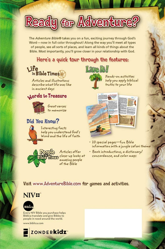 NIV Adventure Bible H/C