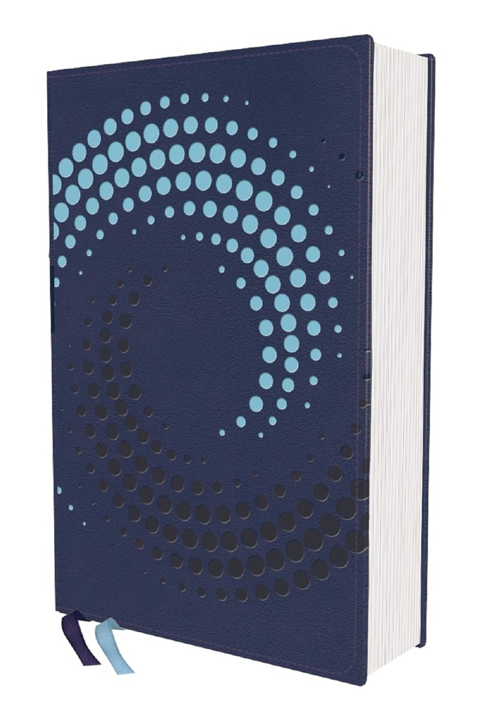 NIrV Clear Focus Bible Leathersoft Navy (08/25)