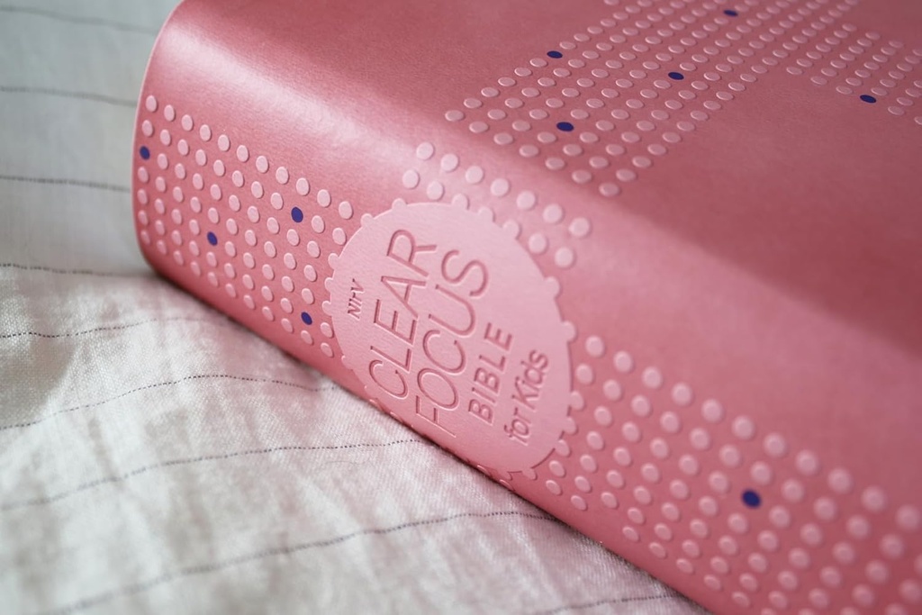 NIrV Clear Focus Bible for Kids Pink (08/25)