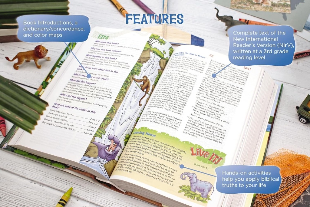 NIrV Adventure Bible for Early Readers H/C