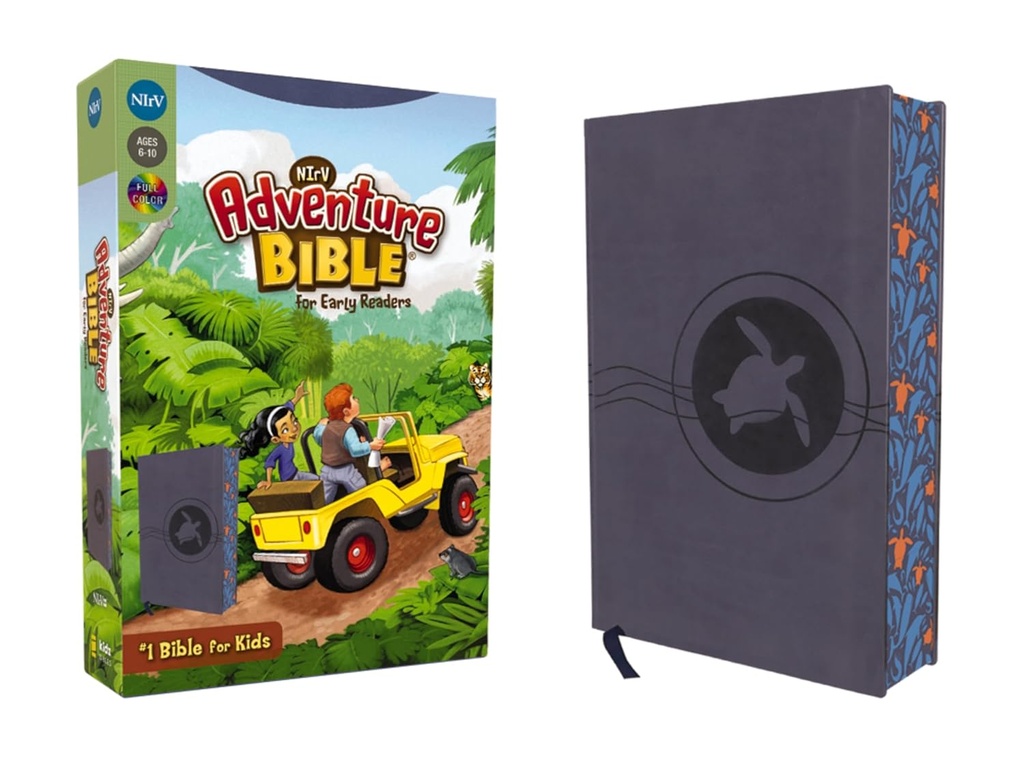 NIrV Adventure Bible for Early Readers DuoTone Blueberry