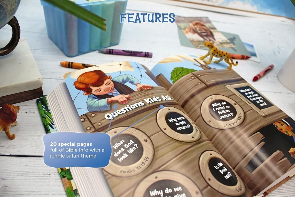 NIrV Adventure Bible for Early Readers DuoTone Blueberry