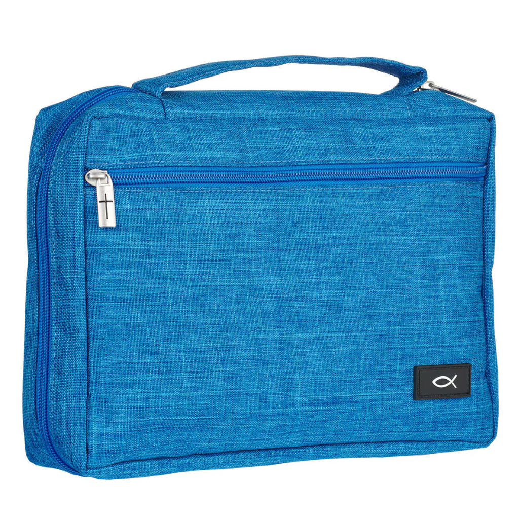 Bible Case Small Blue Value Canvas