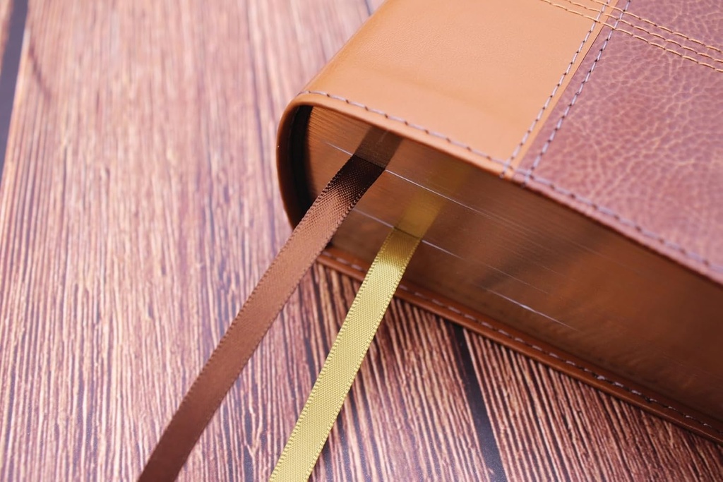 NIV Application Bible LP Leathersoft Brown Index (04/25)