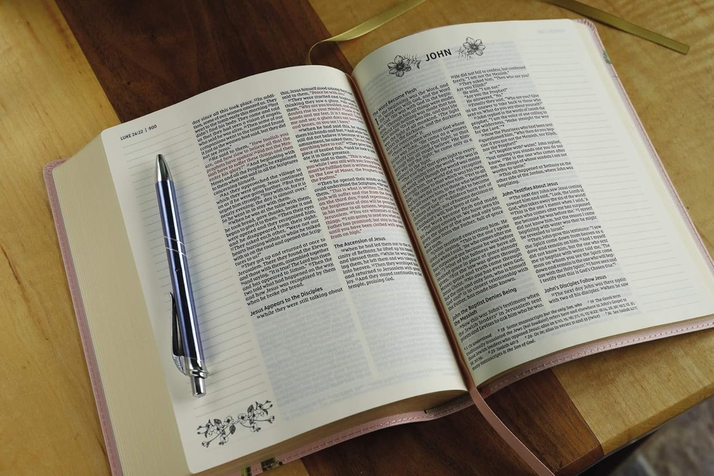 NIV Artisan Collection Bible Blush Floral I/L