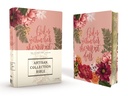 NIV Artisan Collection Bible Pink Floral Red Letter H/C