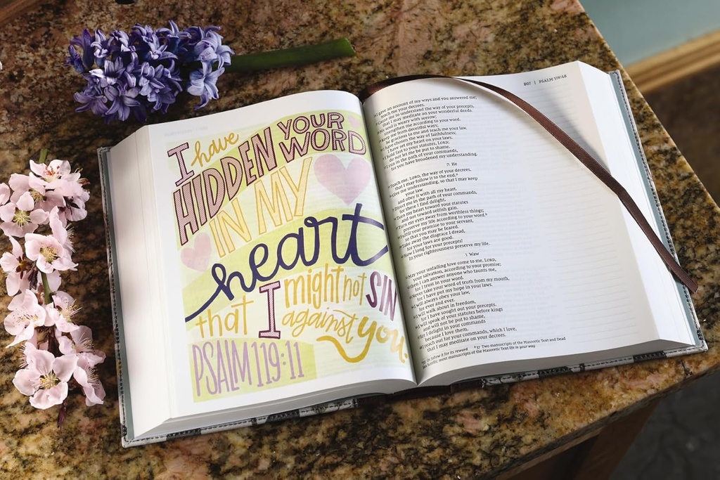 NIV Beautiful Word Bible Updated Ed Floral H/C