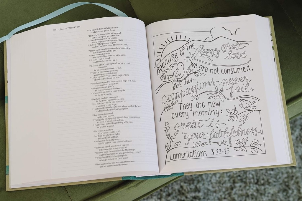 NIV Beautiful Word Colouring Bible-  Hundreds of Verses