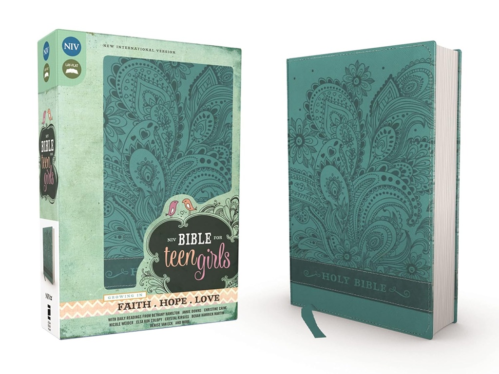NIV Bible For Teen Girls Teal Imitation Leather