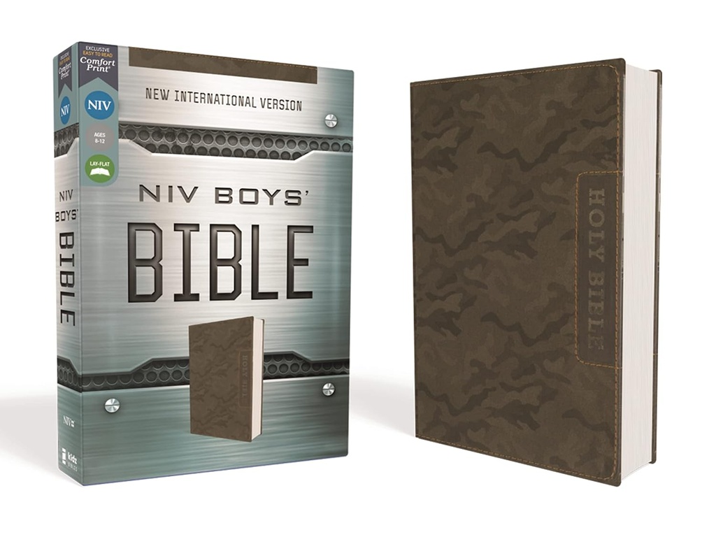 NIV Boys' Bible Brown Camo I/L