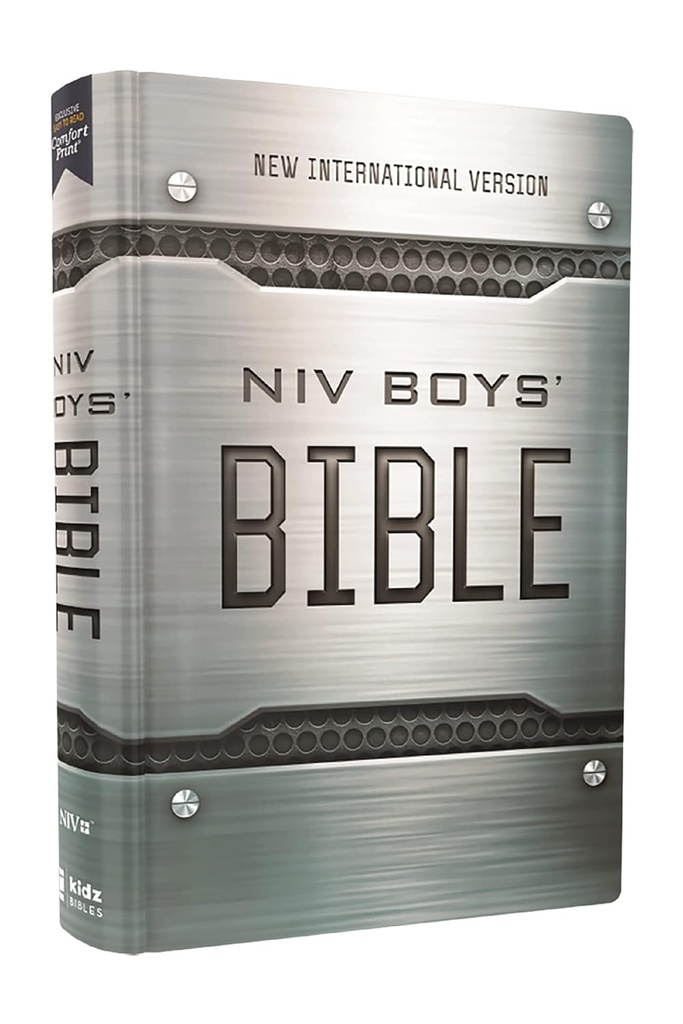 NIV Boys' Bible Metalic-Look H/C